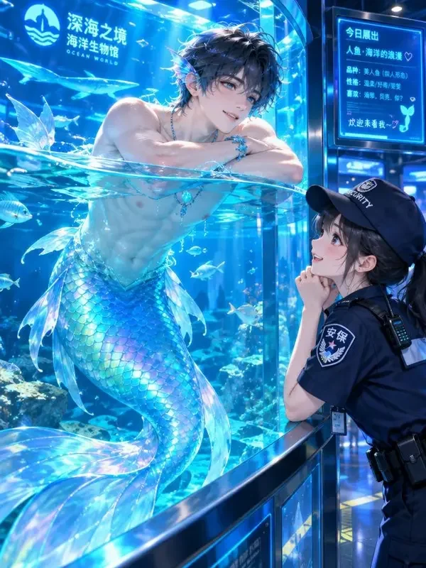 夜市尽头的鲛人网红封面